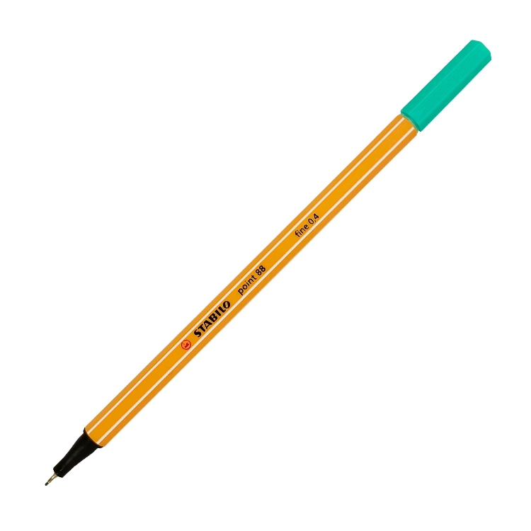 Marcador Microfibra Stabilo Point 88 Verde Agua 88-13 Art.329